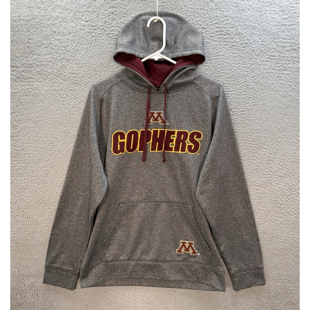 Minnesota Golden‎ Gophers Sweatshirt Adult Medium Gray Hoodie College University